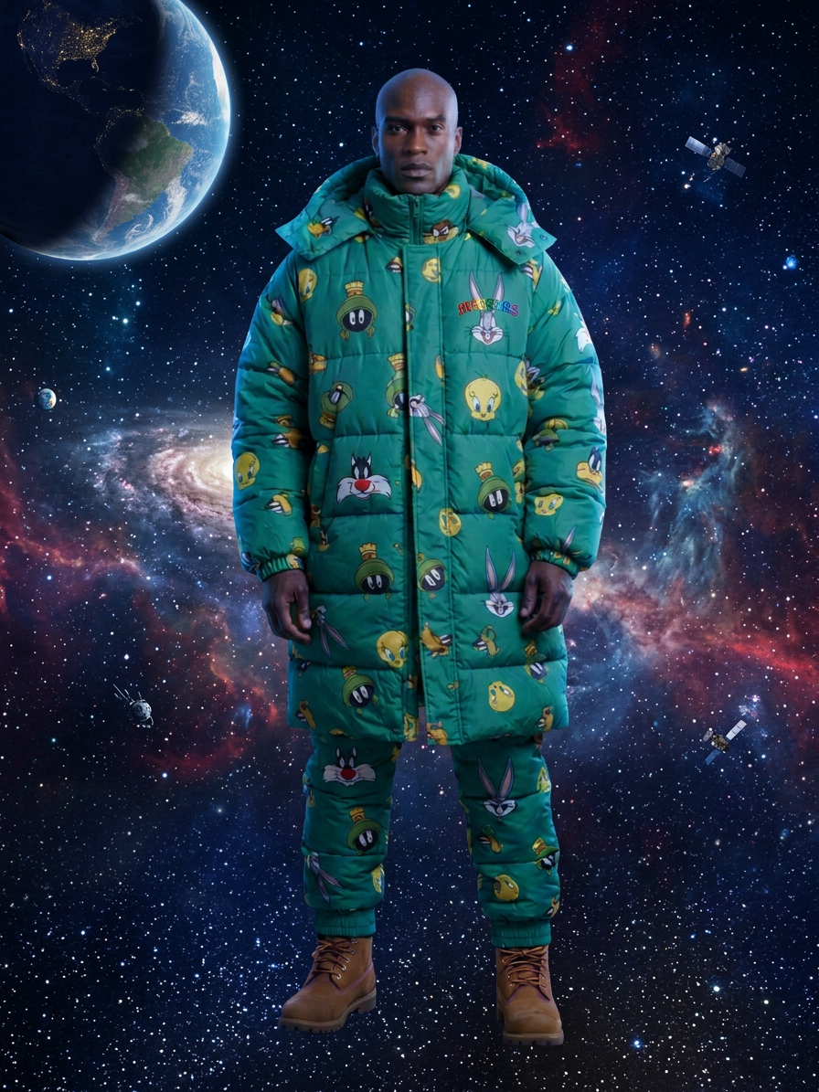 MARKAS Looney Tunes Puffer Coat