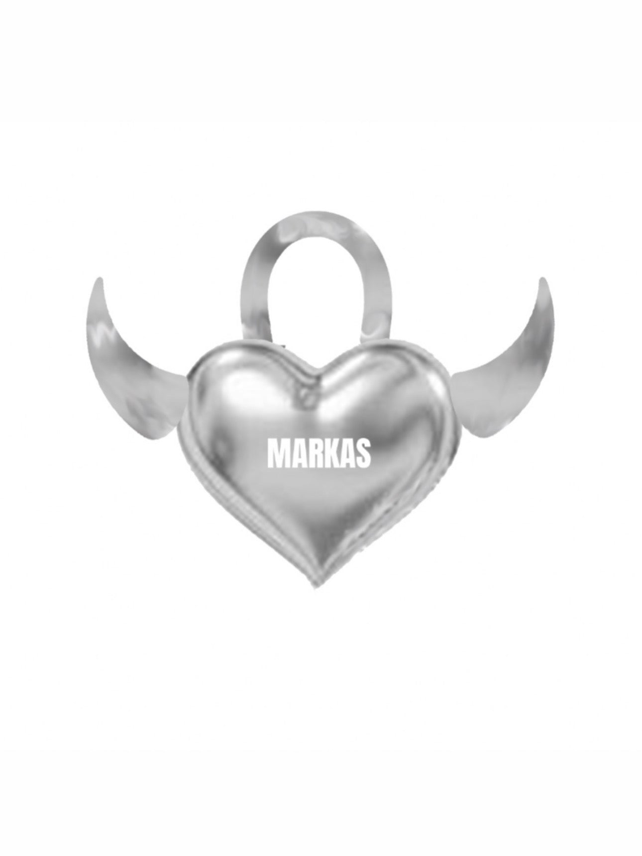 PADLOCK HEART SHAPE BAG