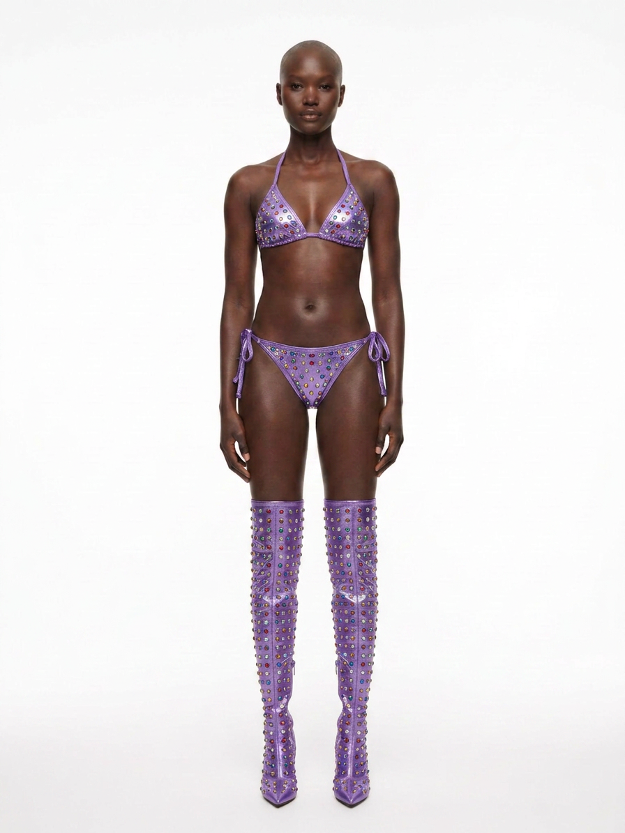 SS27 STUDDED BIKINI SET