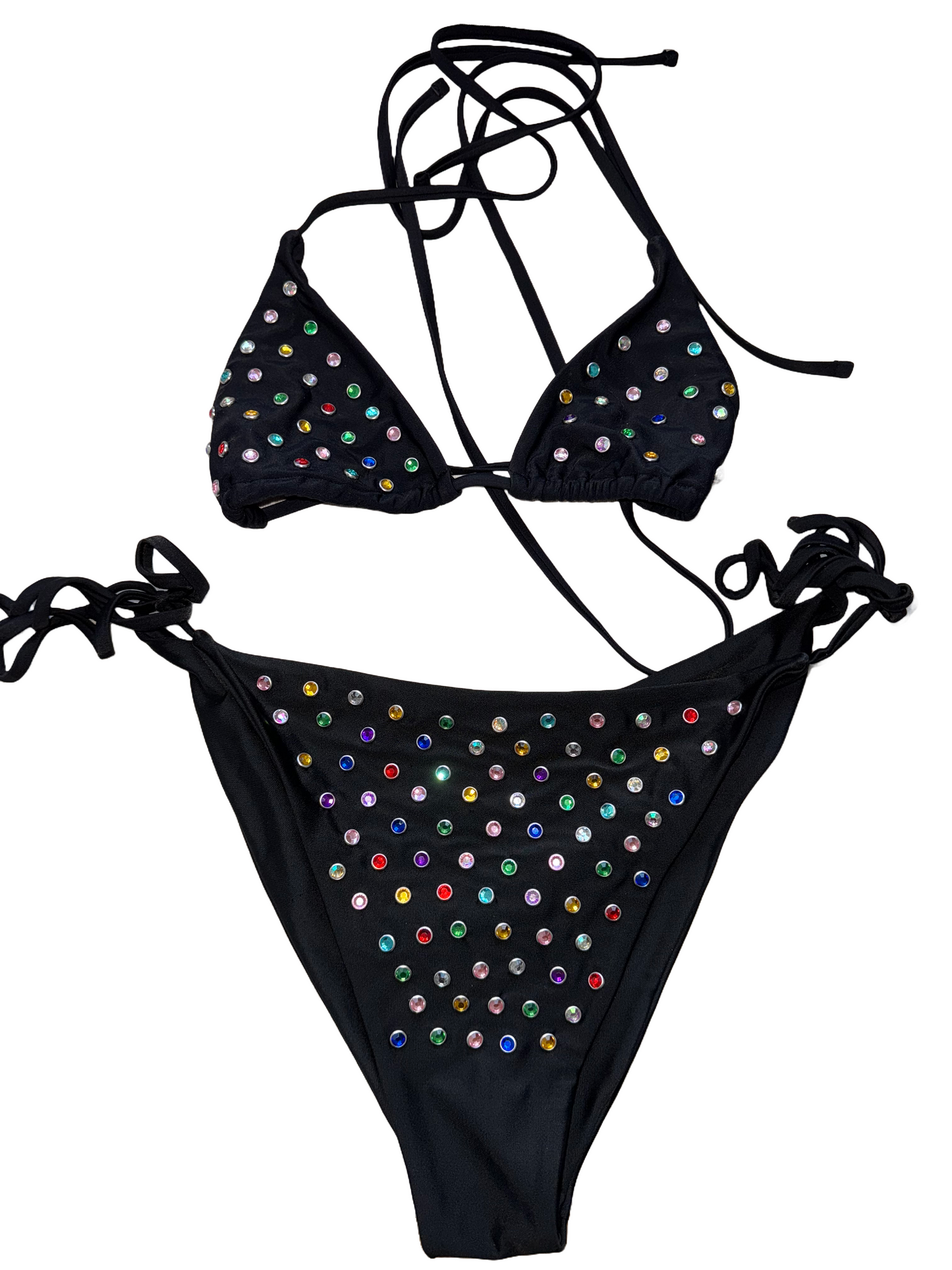 Rainbow Stud Bikini set
