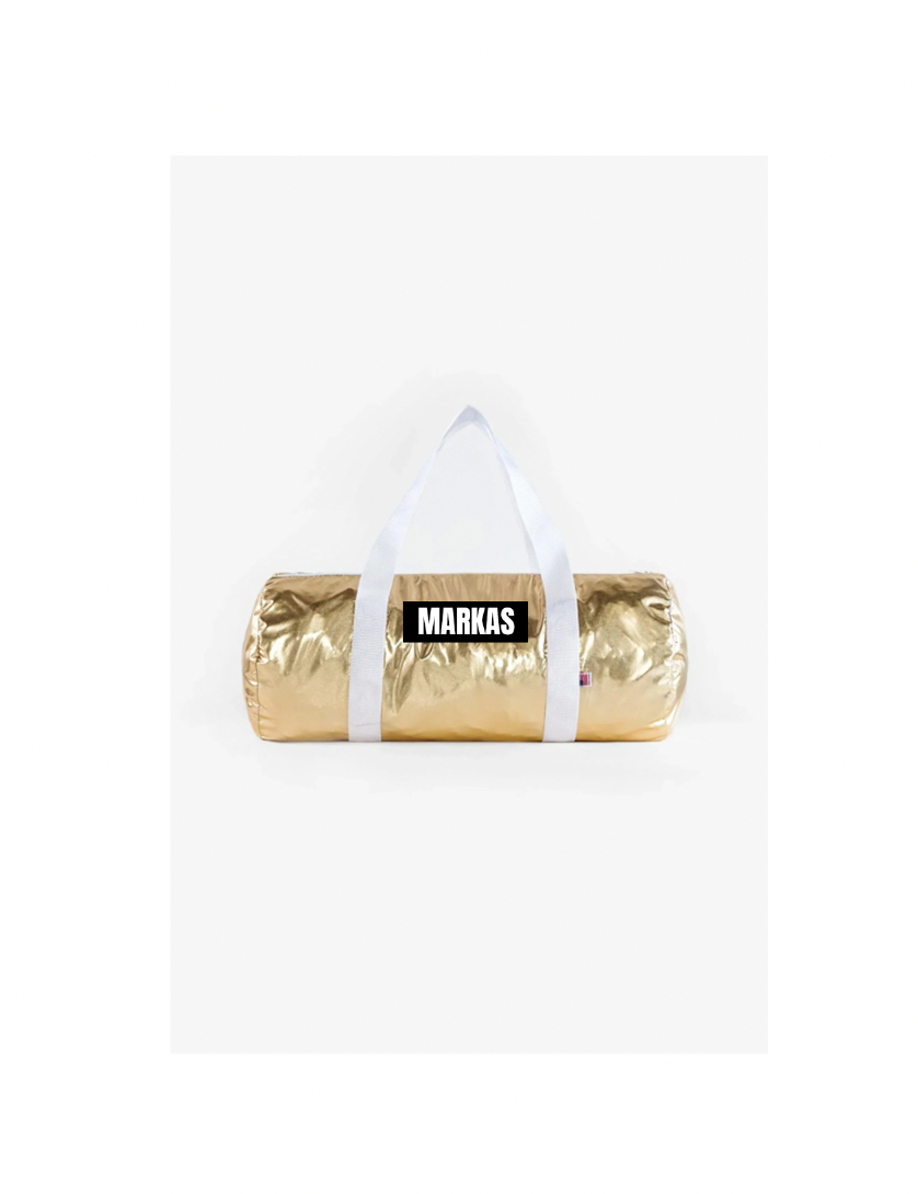 MKS GOLD DUFFLE BAG