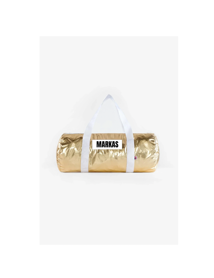 MKS GOLD DUFFLE BAG