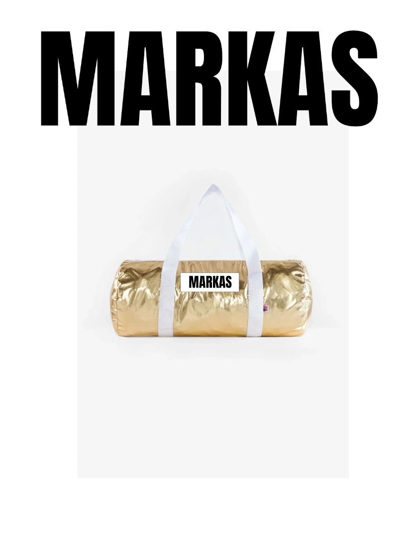 MKS GOLD DUFFLE BAG