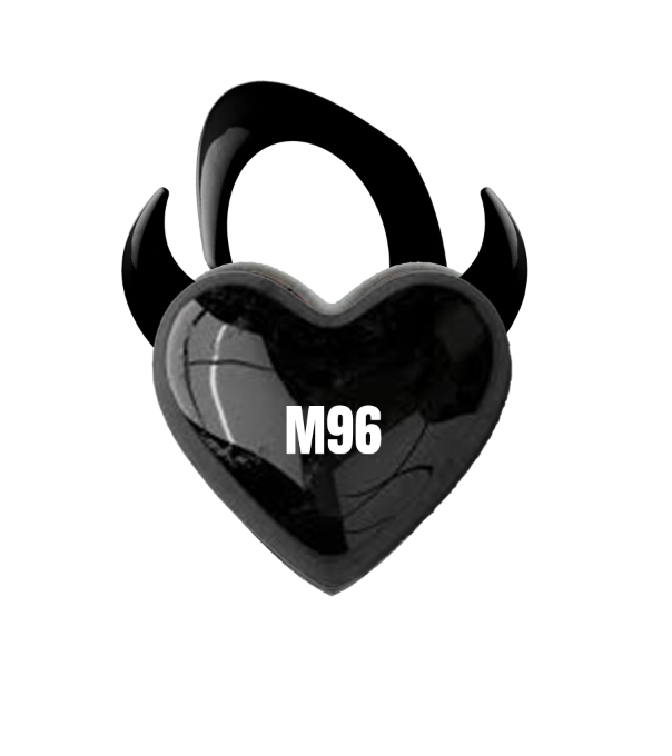 M96 GLASS BAG BLACK