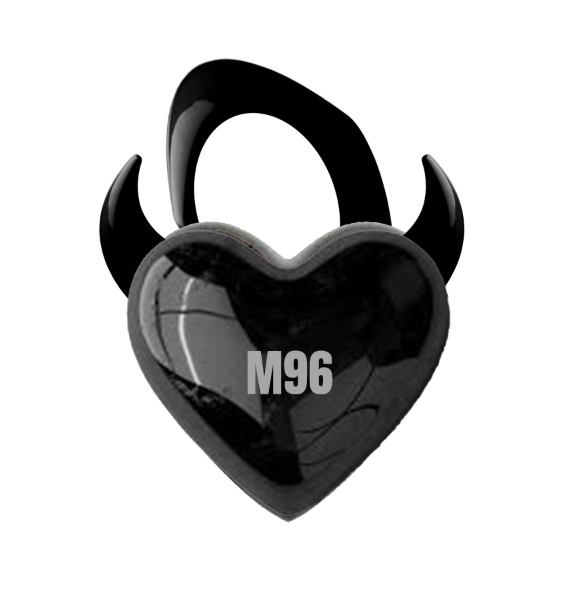 M96 GLASS BAG BLACK