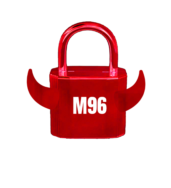 TORO M96 LOCK WHITE FONT