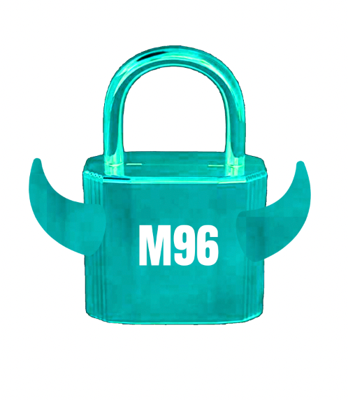 TORO M96 LOCK WHITE FONT