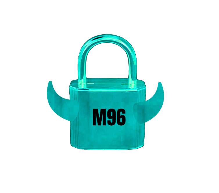 TORO M96 LOCK BLACK LETTERS