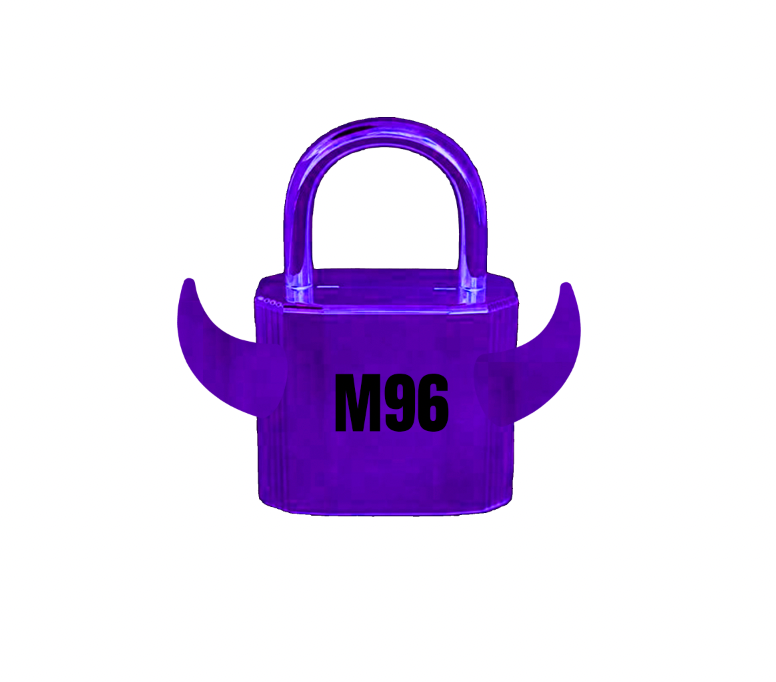 TORO M96 LOCK BLACK LETTERS