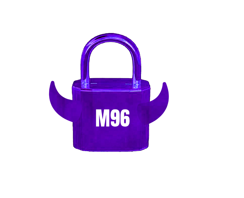 TORO M96 LOCK WHITE FONT