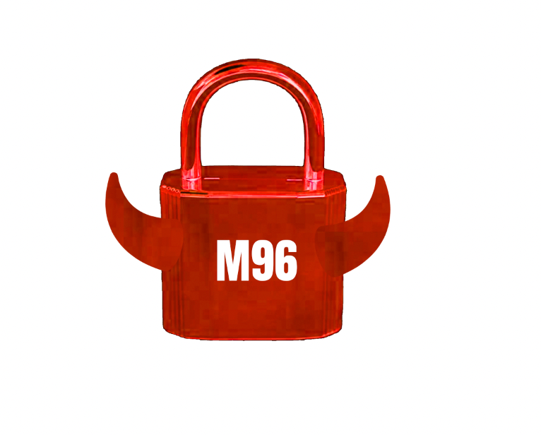 TORO M96 LOCK WHITE FONT