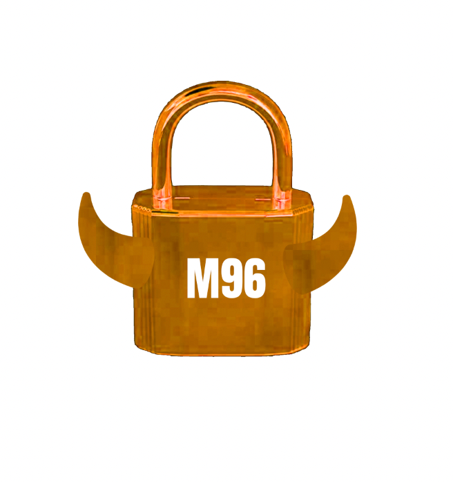 TORO M96 LOCK WHITE FONT