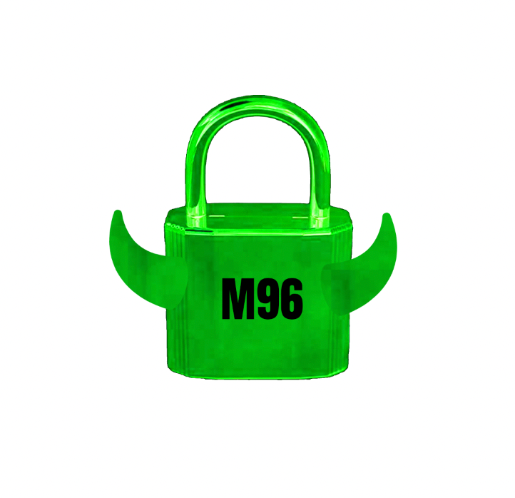 TORO M96 LOCK BLACK LETTERS
