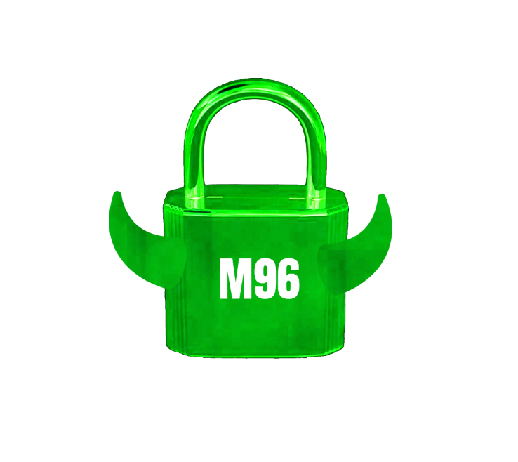 TORO M96 LOCK WHITE FONT