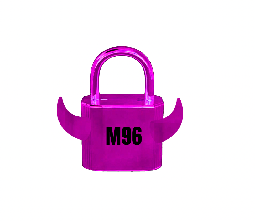 TORO M96 LOCK BLACK LETTERS