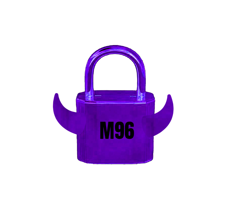 TORO M96 LOCK BLACK LETTERS