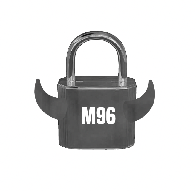 TORO M96 LOCK WHITE FONT