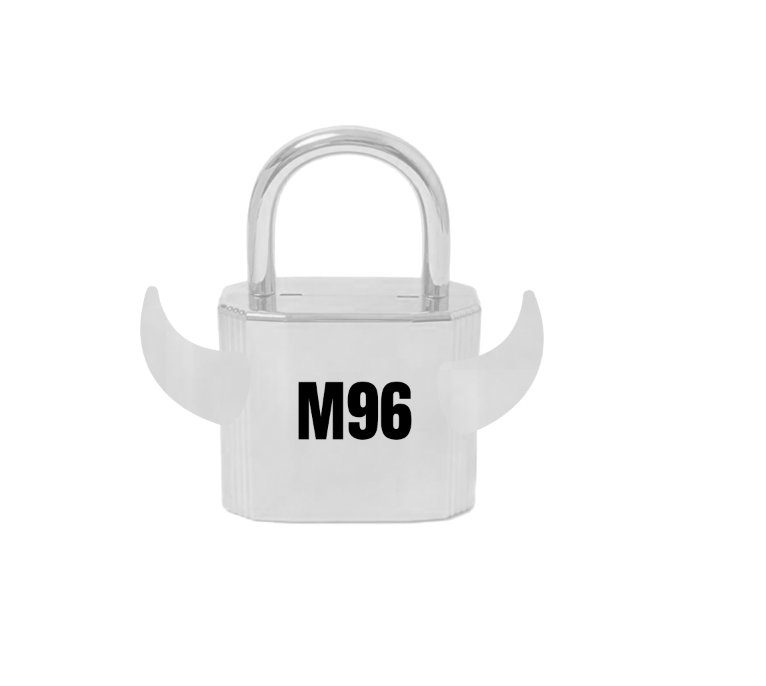 TORO M96 LOCK BLACK LETTERS
