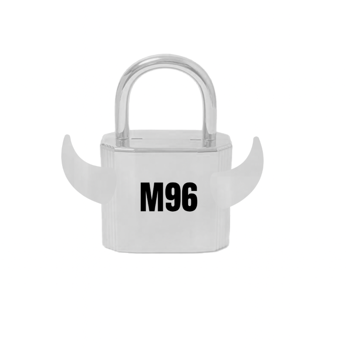 TORO M96 LOCK BLACK LETTERS