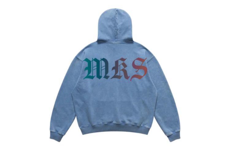 MARKAS EST.1996 DENIM RAINBOW HOODIE