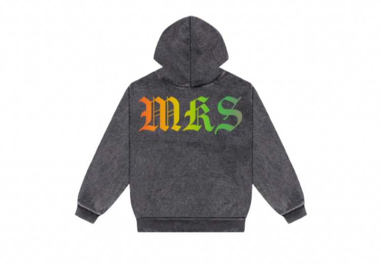 MARKAS EST.1996 DENIM RAINBOW HOODIE