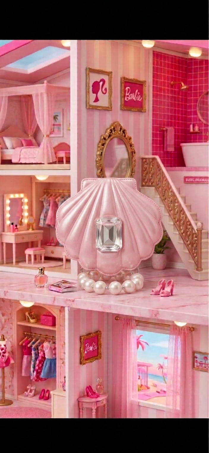 Seashell top Handle bag
