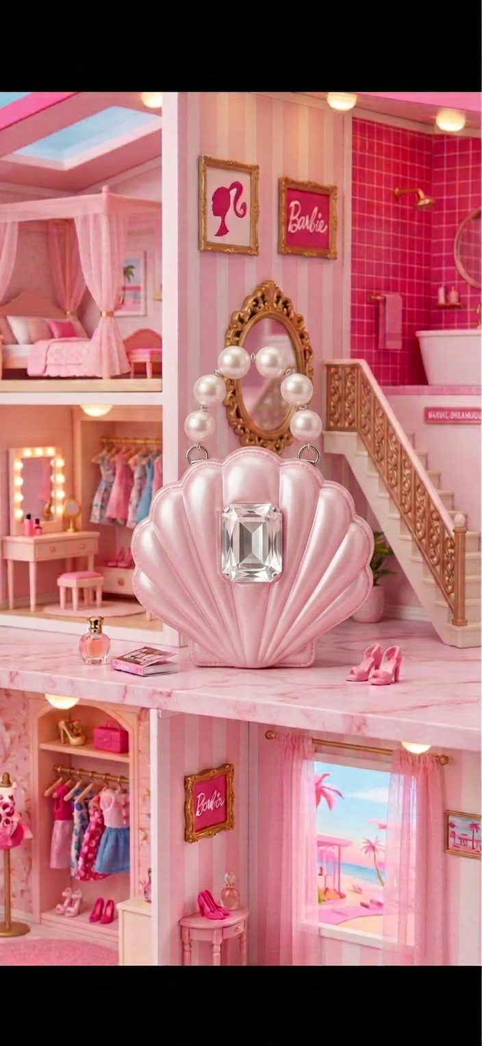 Seashell top Handle bag