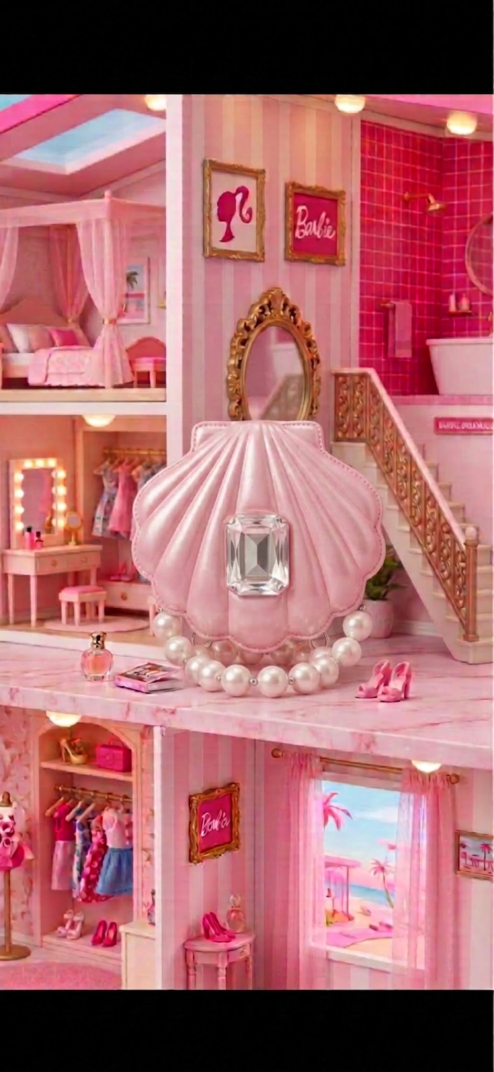 Seashell top Handle bag