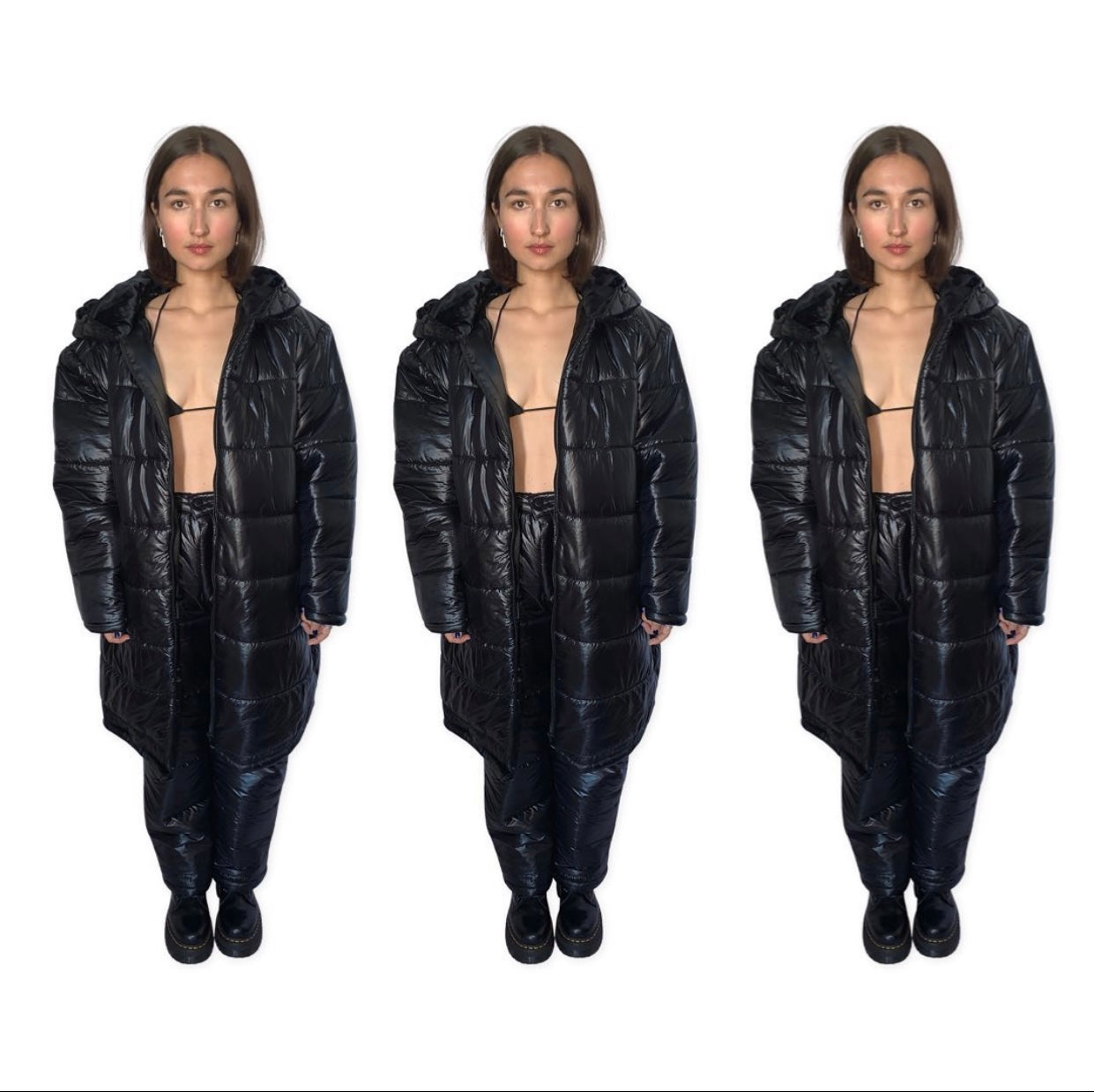 Puffer Black Coat