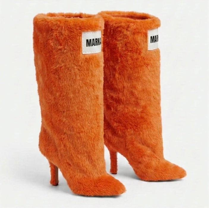 XKULT Orange fur Boots