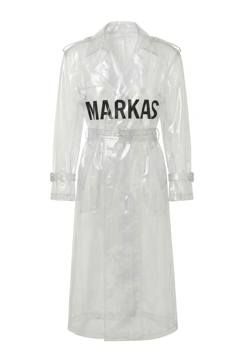 LATEX TRENCH COAT