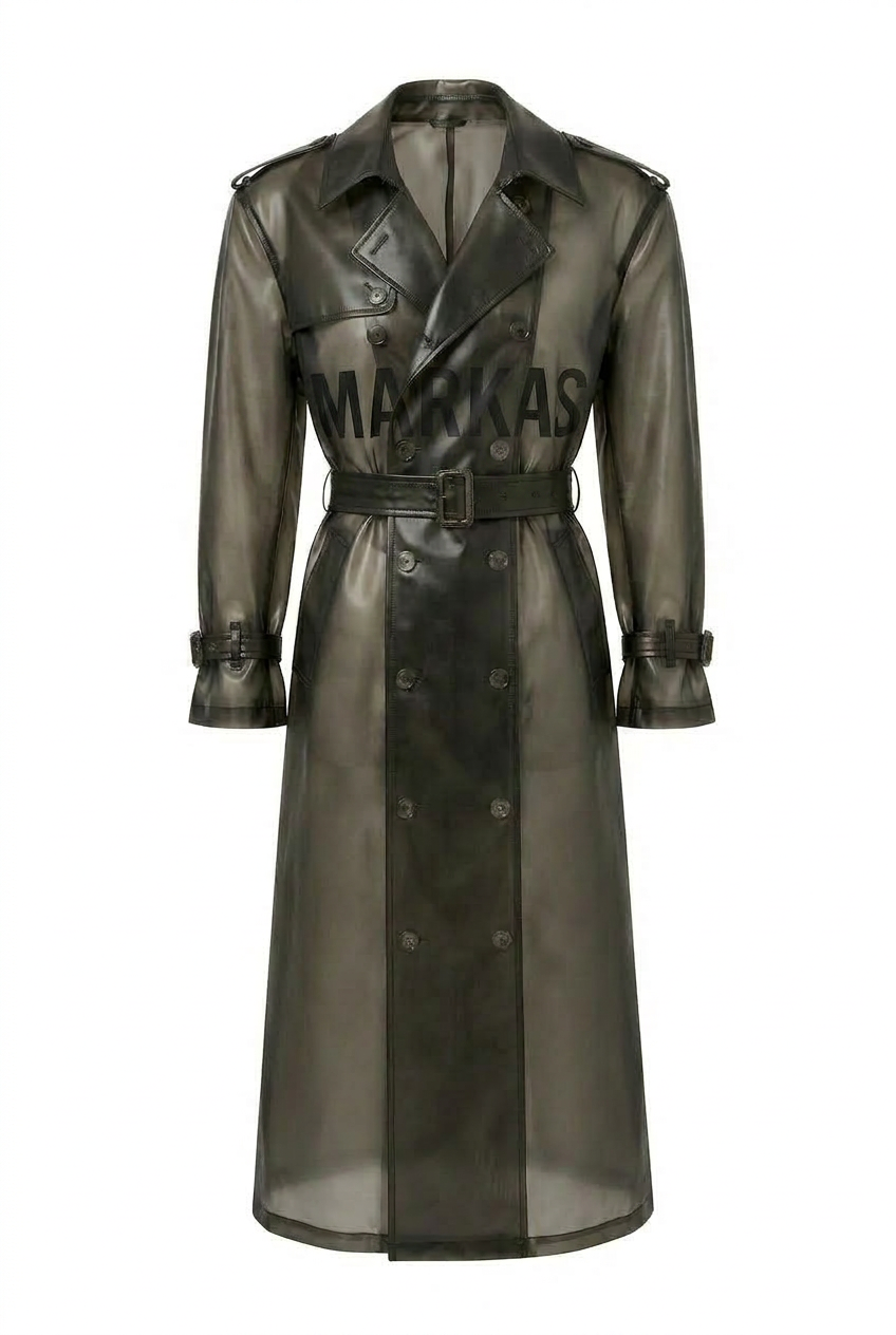 LATEX TRENCH COAT