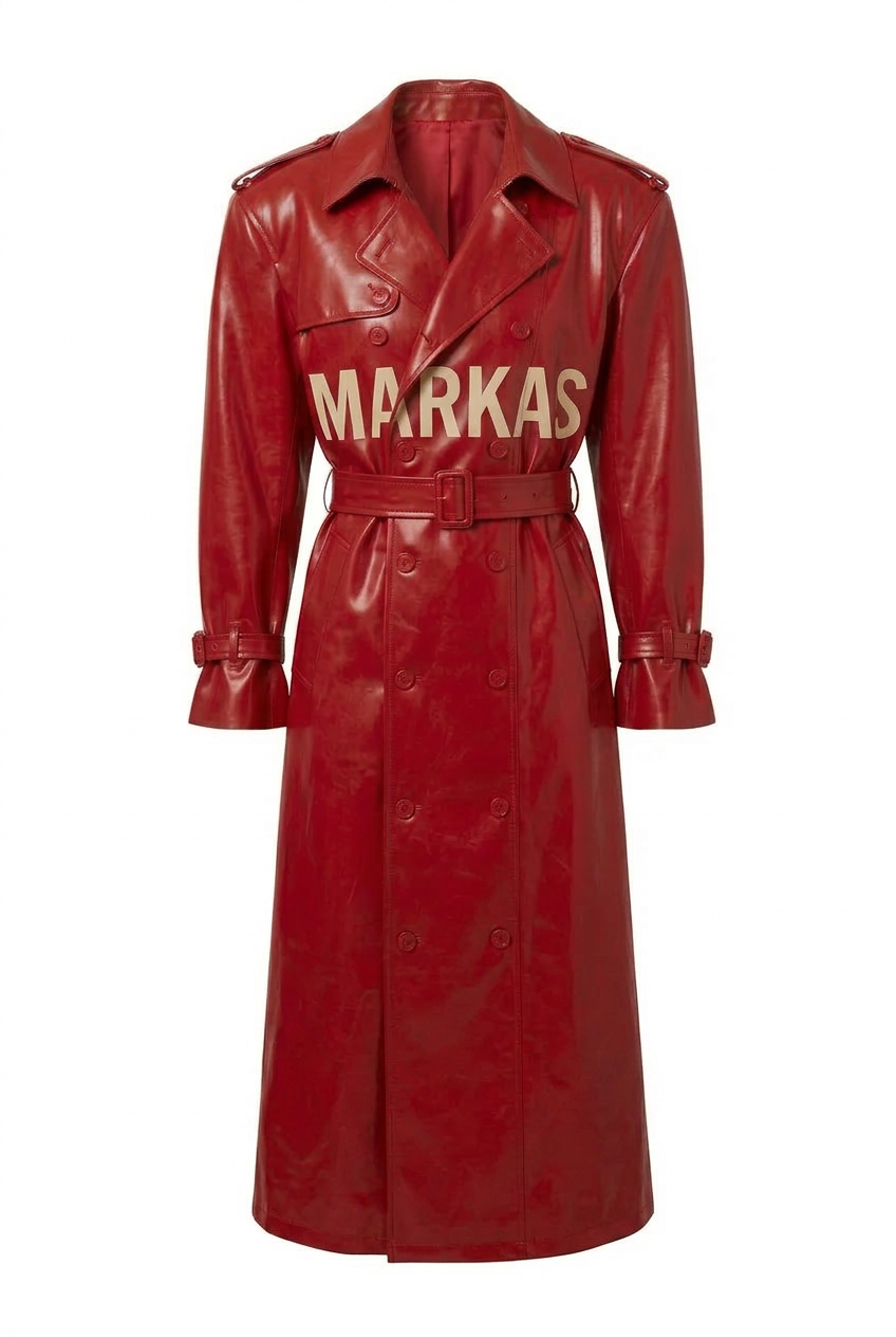 LATEX TRENCH COAT