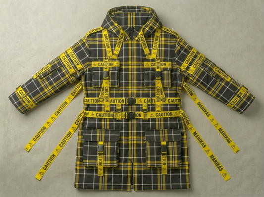 D KAUTION TRENCH PLAID