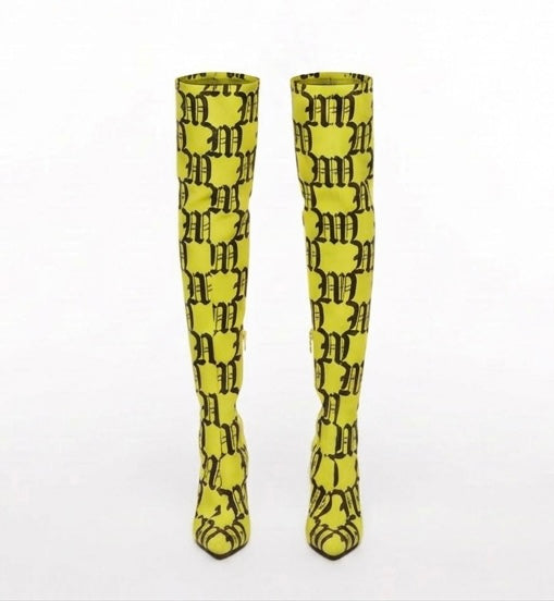M96 YELLOW MONOGRAM BOOTS