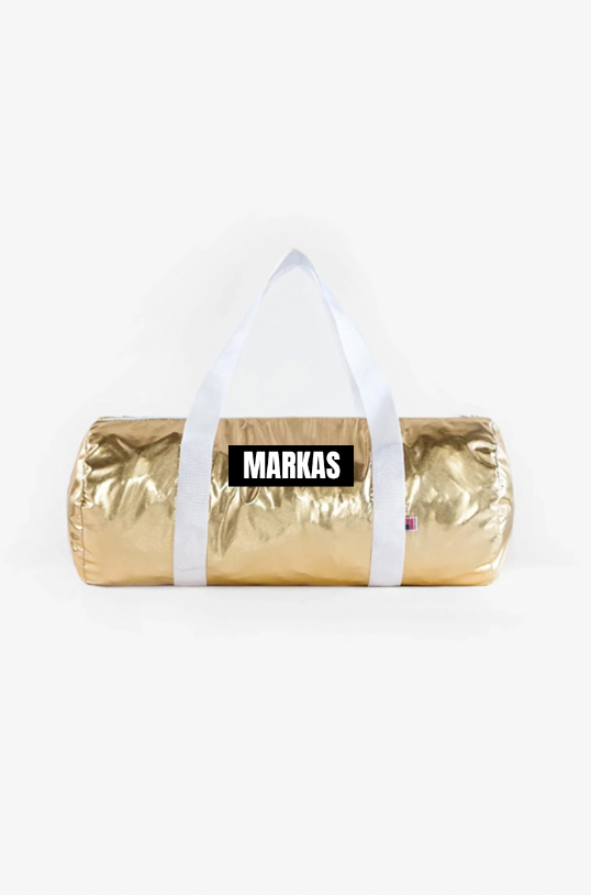 MKS GOLD DUFFLE BAG