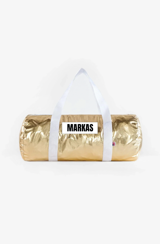 MKS GOLD DUFFLE BAG
