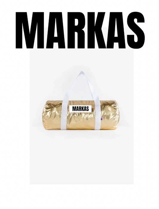 MKS GOLD DUFFLE BAG