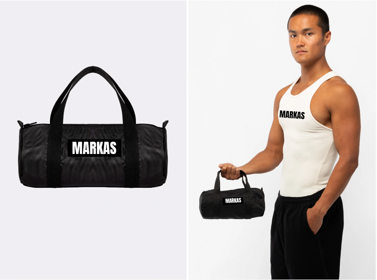 MKS BLK MINI DUFFLE