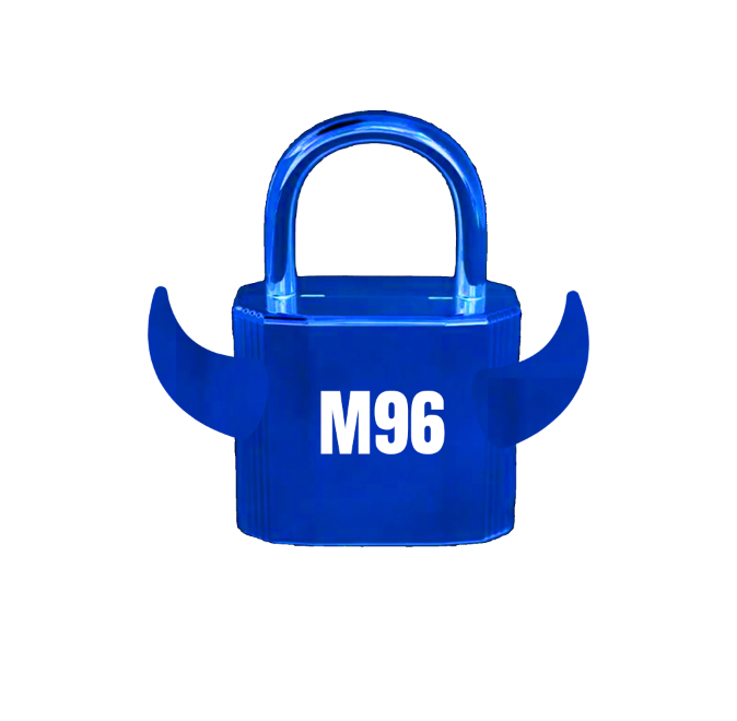 TORO M96 LOCK WHITE FONT