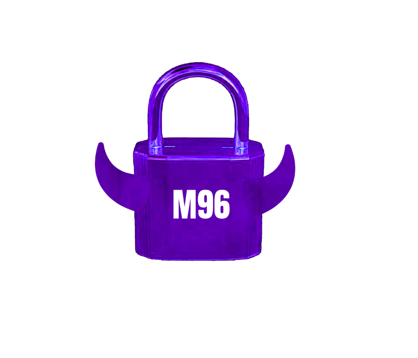 TORO M96 LOCK WHITE FONT