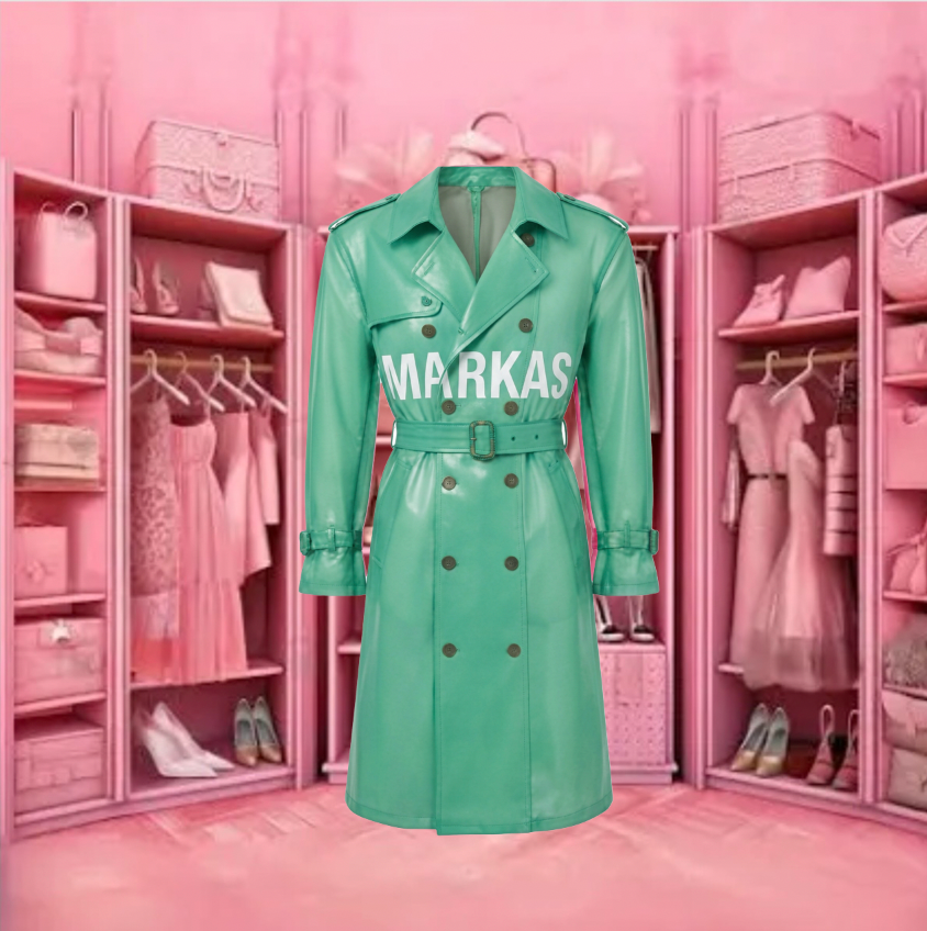 LATEX TRENCH COAT