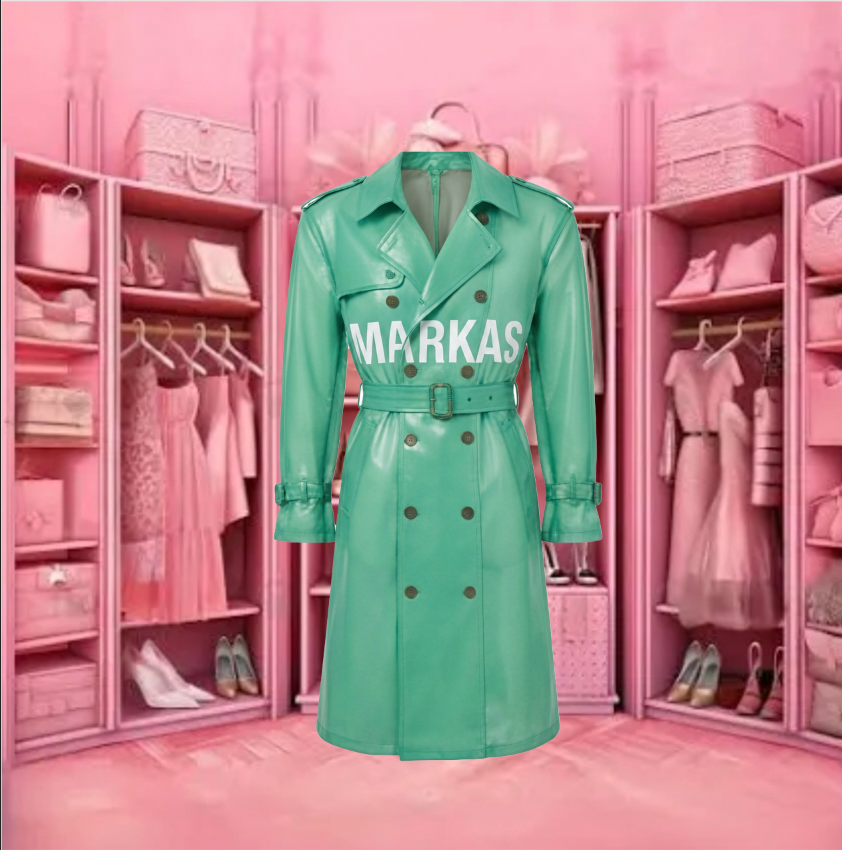 LATEX TRENCH COAT