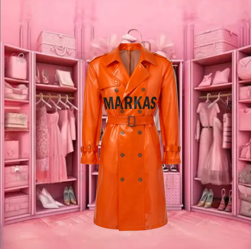 LATEX TRENCH COAT