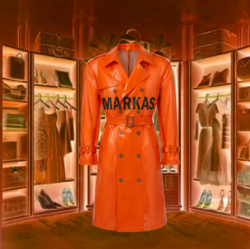 LATEX TRENCH COAT