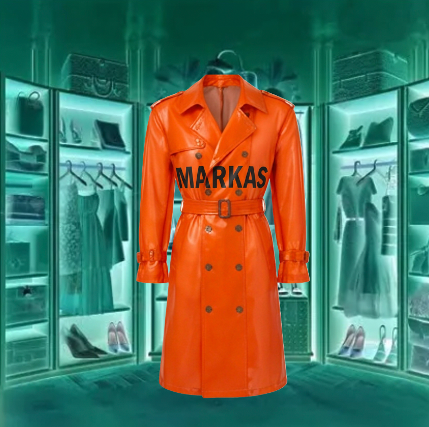 LATEX TRENCH COAT