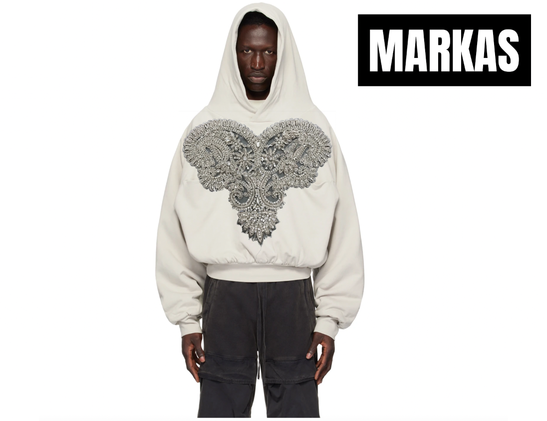RHINESTONE HOODIE